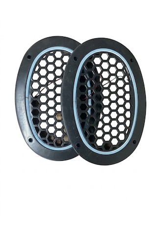 Oval Buz Mavisi Ledli Hoparlör Kapağı