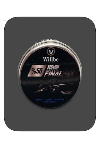 Willbe Auto Care %50 Seramik Katkılı Final Wax 150 Ml