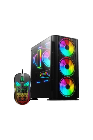 Ramtech Opportunity X10 i5-9400F 32 GB 480 GB SSD 4 GB RX550 Free Dos Masaüstü Oyuncu Bilgisayarı