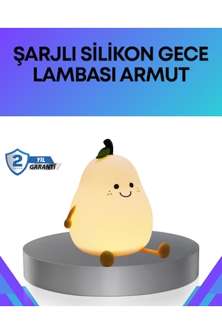 Modern Armut Gece Lambası Kablosuz Şarjlı Led Aydınlatma Çok Renkli