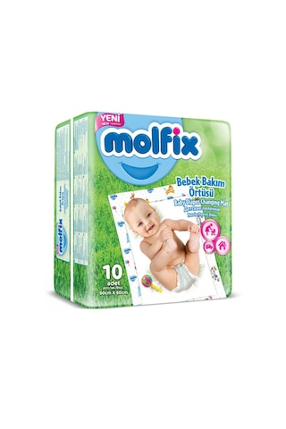Molfix Bebek Bakım Örtüsü 60 x 60 CM 2 x 10 Adet