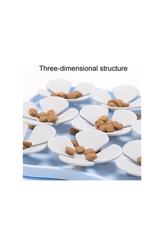 Dm Çiçek Şekilli Silikon Kedi Köpek Yalama Kabı, Boğulma Önleyici Vantuzlu Mama Matı Fda Sertifikalı