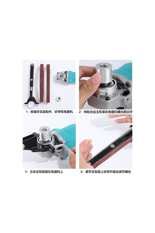 Pazly Cbtx 001 Kayış Öğütücü Braketi - Ahşap Ve Metal Zımpara Taşlama Aleti