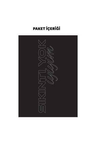 Sıkıntı Yok İyiyim Araç Sticker 21x29 Cm, Oto Sticker, Araba Sticker