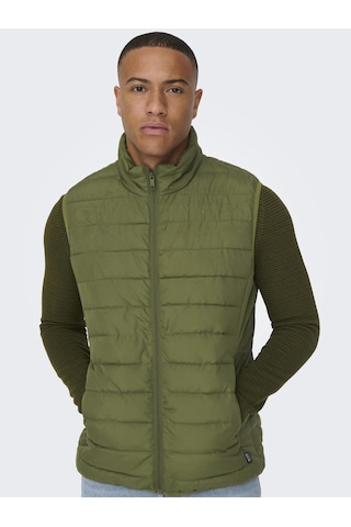 Only & Sons Onsbron Quılt Vest Otw Vd Erkek Yeşil Yelek - 22025685