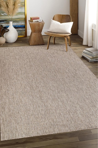 Kaymaz Taban Yıkanabilir Vizon Halı Jüt Kilim Yıkanabilir Örme Vizon Sisal Kilim Vizon Vizon