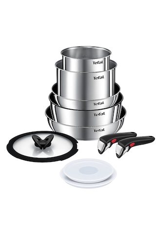 Tefal Ingenio Emotion 2x Titanyum 10 Parça Tava Seti - Paslanmaz