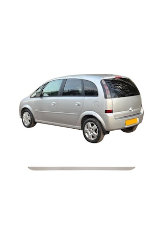 Opel Meriva A Uyumlu 2002-2010 Krom Bagaj Alt Çıtası Paslanmaz Çelik