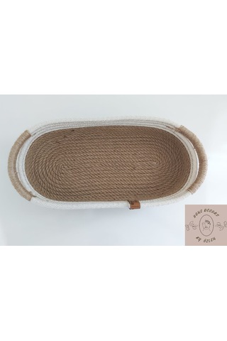 Hasır Oval Sepet - 30x17x6cm