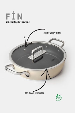 Fin 7 Parça Tencere Set Beyaz