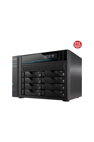 Asustor 8diskli Atom Qc-40gb Ram-2-10gbe Nas Server As6508t 44385