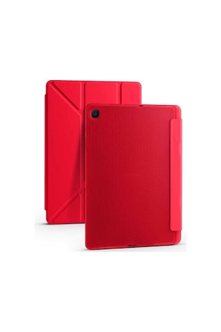 Samsung Uyumlu Galaxy Tab A7 10.4 T500 2020 Kılıf Zore Tri Folding Kale