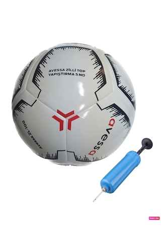 Avessa Zl-100 Zilli Futbol Topu Görme Engelliler Için + Pompa Beyaz
