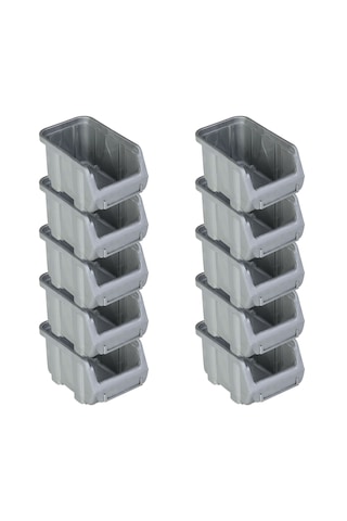 Sembol A150 Plastik Avadanlık 10'Lu Paket (Gri) 128X224X96Mm