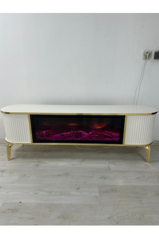 Şömineli Tv Sehpası