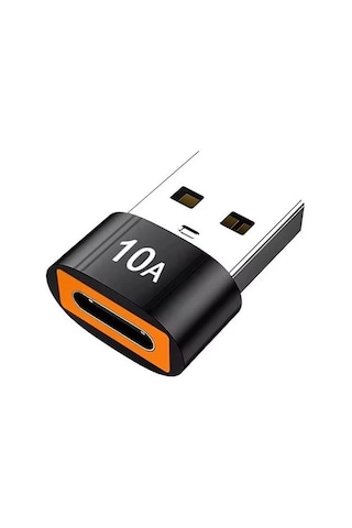 Powermaster Pm-24188 Erkek Usb 3.0 To Dişi Type-c Otg Ara Aparat 10 Amper Data - Şarj Kablosu