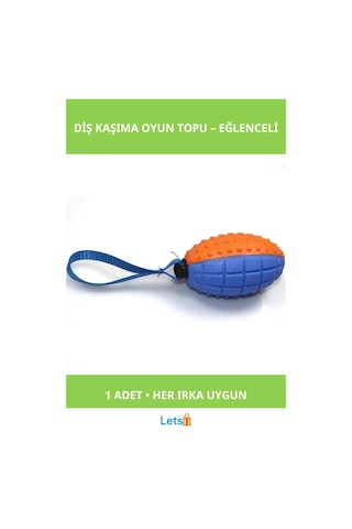 Diş Temizleyici Eğlenceli Köpek Diş Kaşıma Oyun Topu