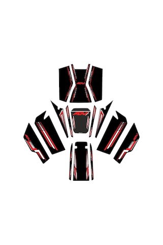 Honda Adv 350 Uyumlu Tank Pad Full Set 06 Diğer
