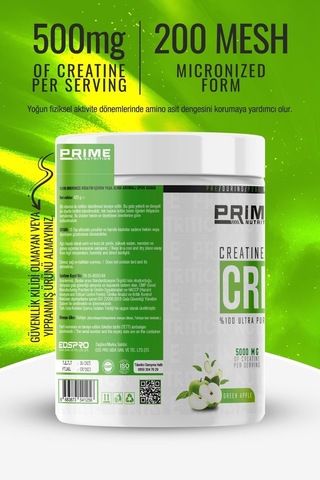 Prime Nutrition Creatine 420 Gram Yeşil Elma