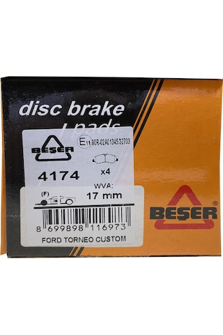 Beşer 4174 On Fren Balatası Tourneo Custom-Otobus-Transit-Custom