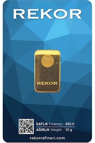 Rekor 10 Gr Külçe Altın