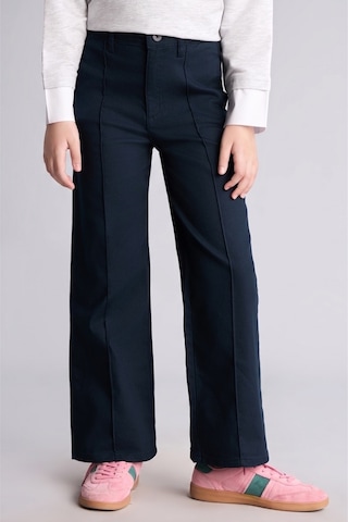 Defacto Wide Leg Düz Paça Cepli Gabardin Pantolon Kız Çocuk H9665a826aunv253 Lacivert-nv253
