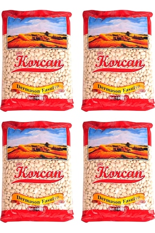 Korcan Dermason Fasulye 4 x 1 KG