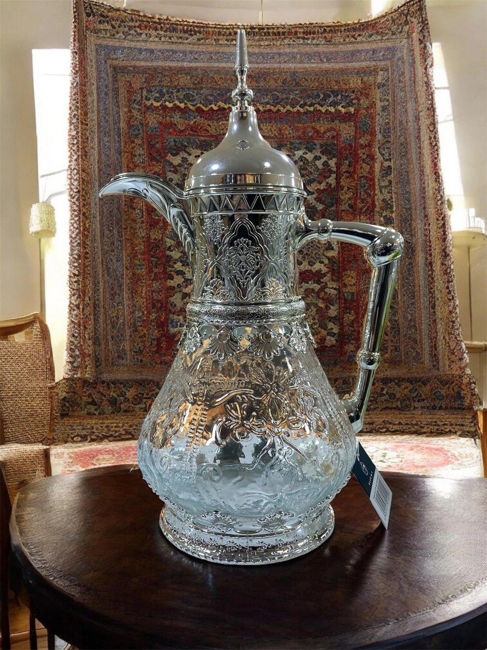 Royking Mihrimah Sürahi Şerbetlik 1.8 Litre Gümüş