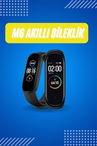 Akıllı - 178 - Uyumlu Bileklik M6 Adımsayar Spor Modları Çağrı Görme - Csmo-tex - Türkçe Menü