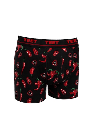 Teet Premium Erkek Boxer Pamuklu Desenli 4'Lü Set K1 001