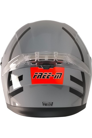 Free-m 965 Upset Nardo Gri-siyah Çene Açılır Kask