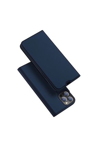Dux Ducis İphone 13 Pro Max 6.7inç Kılıf Kapaklı Flip Cover Kılıf Skinpro Series- 5775 Çok Renkli