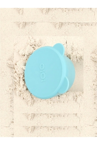 Oioi Silikon Kapaklı Mini Bites Kase 2'li Aqua Green/grey Yeşil