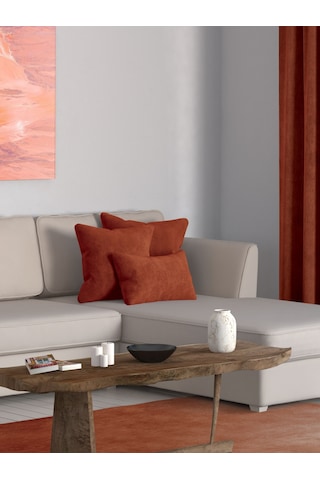 Br Perle Home Daily Series Tarçın Rengi Kırlent Yastık Kılıfı Tarçın