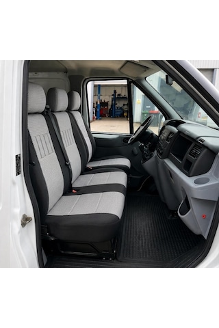 Kia Bongo Tek Kabin Kamyonet 2+1 Koltuk Kılıfı Gri-siyah Kia Bongo Tek Kabin Kamyonet 2+1 Koltuk Kılıfı Gri-siyah