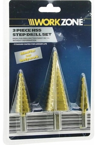 3 Parça Hss Kademeli Matkap Ucu Set 5545