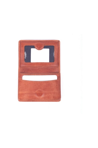 Guard Leather Baba Tasarımlı Mıknatıslı Küçük Boy Antik Deri Taba Kartlık