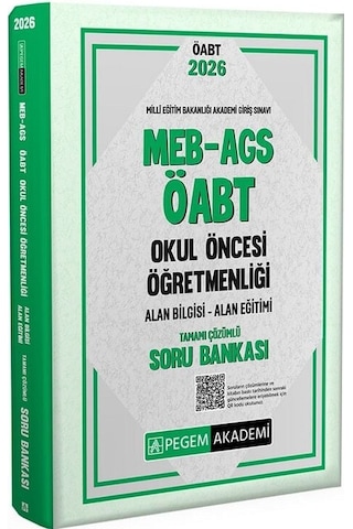 Pegem 2026 Öabt Meb-ags Okul Öncesi Öğretmenliği Soru Bankası Çözümlü Pegem Akademi Yayınları Pegem 2026 Öabt Meb-ags Okul Öncesi Öğretmenliği Soru Bankası Çözümlü Pegem Akademi Yayınları
