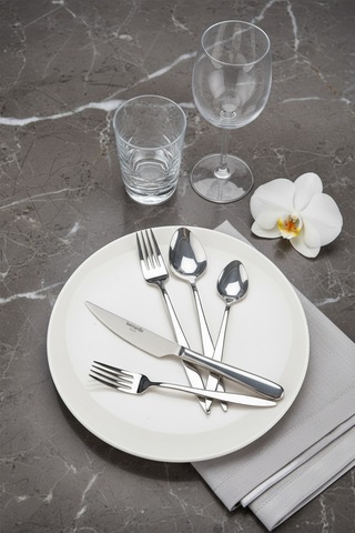 Bernardo Pearl 36 Parça 6 Kişilik Çatal Kaşık Bıçak Takımı GÜmüş