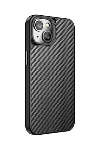 Wlons iPhone Uyumlu 14 Kılıf Aramid Karbon Fiber Magsafe Özellikli Wlons Radison Kapak WLONS-25393