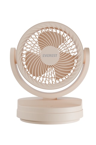 Everest Efn-509 Krem- Kahve 7 İnç 3 Kademeli 2100 Rpm Hız Duvar