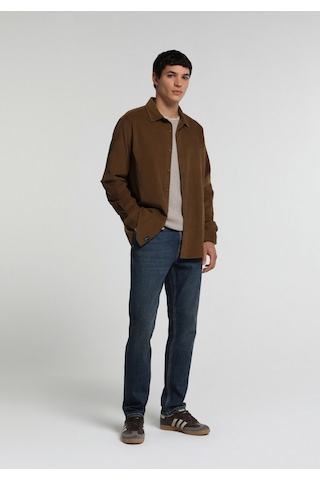 Colin's Colins Regular Fit Shirt Neck Düz Erkek Kahverengi Uzun Kol Gömlek Cl1083257 Q1.v2 Cml Camel