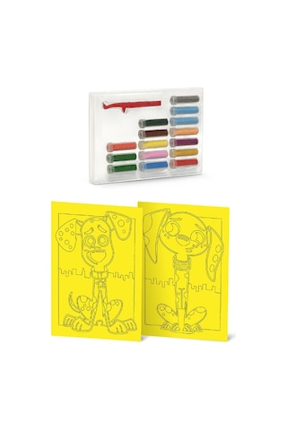 Disney 101 Dalmaçyalı Eğitici Ve Eğlenceli Kum Boyama Seti-red Castle Ds-48