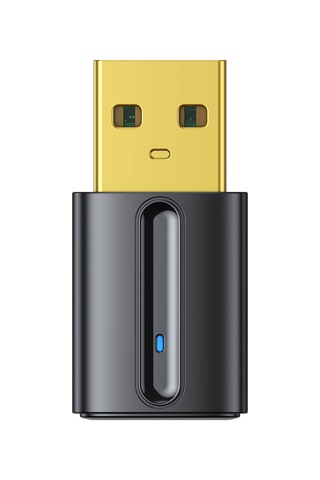 Xiyyadms Usb Bluetooth 5.0 Transmitter, Mikrofonlu Ses Aktarıcı, Tv/pc Uyumlu, Kablosuz Kulaklık İle Çalışır, Siyah, 10m Menzil, Plug & Play
