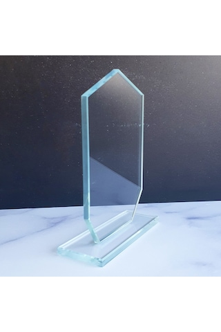 Decorita Plaket|Kristal Cam Plaket|Şekil-5|Baskısız|10'lu Takım