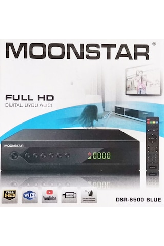 Moonstar Full Hd Kasalı Dsr-6500 Blue Karavan Ve Tüplü Tv Lere Uygundur