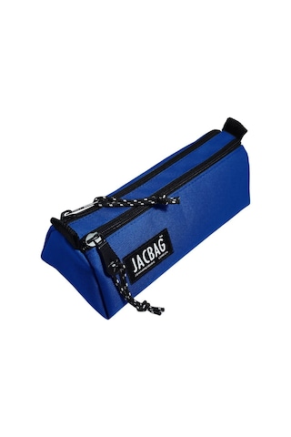 Jacbag Dual Prime İki Bölmeli Üçgen Saks Mavi Erkek Çocuk Kalem Çantası Çok RENKLİ