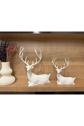 Beyaz Geyik Biblo 2 Li