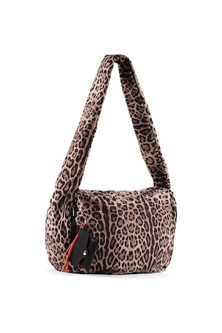 Faik Sönmez Küçük Aksesuarlı Leopar Desen Omuz Çantası S26cnt006 Us26cnt006100 Multi