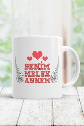 Benim Annem Melek Kupa Bardak Beyaz